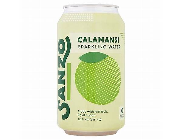 Calamansi sparkling water ingredients