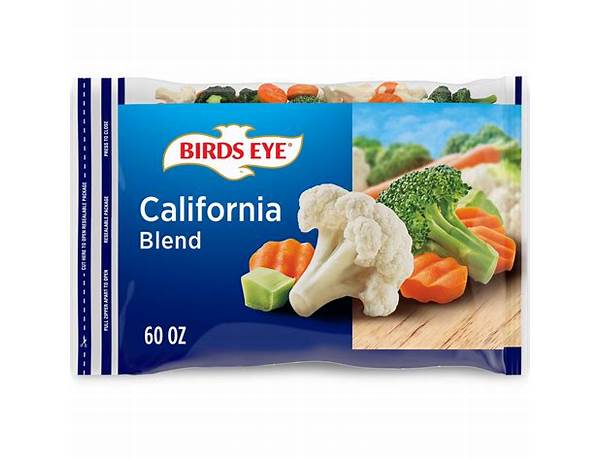 California blend food facts