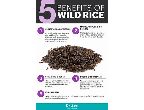 California wild rice food facts