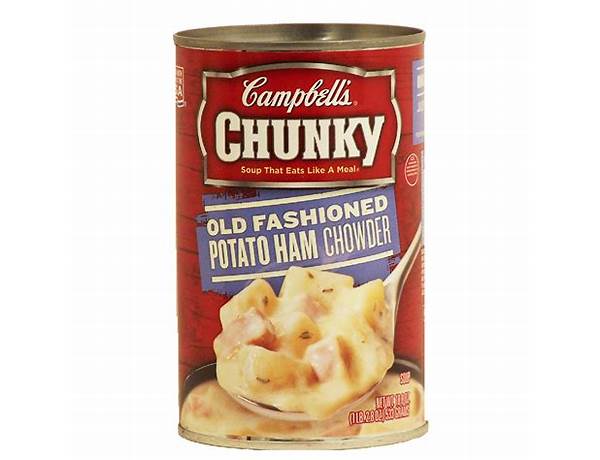 Campbell's chunky old fashioned potato ham chowder ingredients