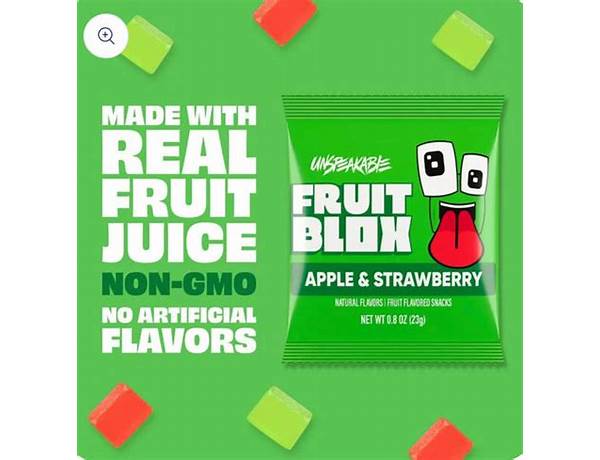 Candy blox nutrition facts