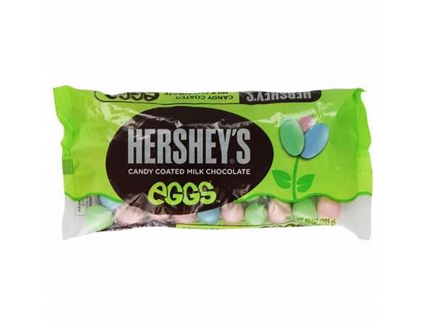 Candy coated milk chocolate eggs food facts
