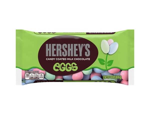 Candy coated milk chocolate eggs nutrition facts