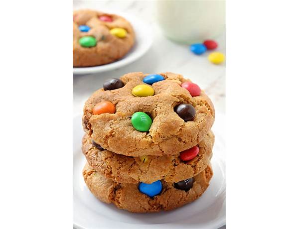 Candy cookies with m&m's food facts