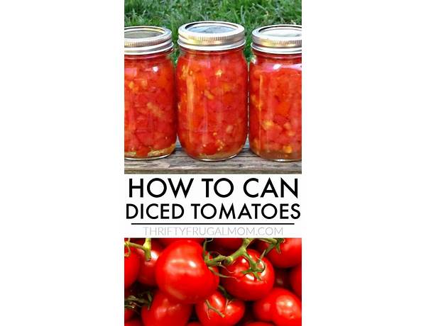 Canned Diced Tomatoes, musical term