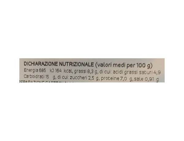 Cannelloni ricotta e spinaci nutrition facts