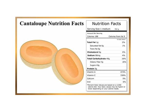 Cantaloupe melon fingers food facts