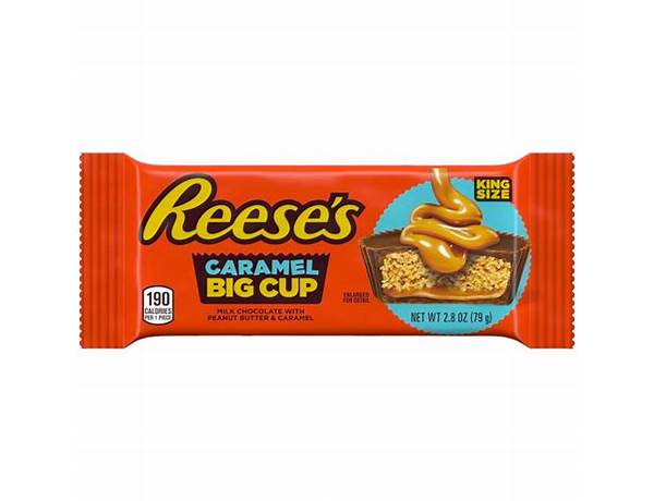 Caramel big cup nutrition facts