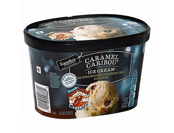 Caramel caribou ice cream food facts