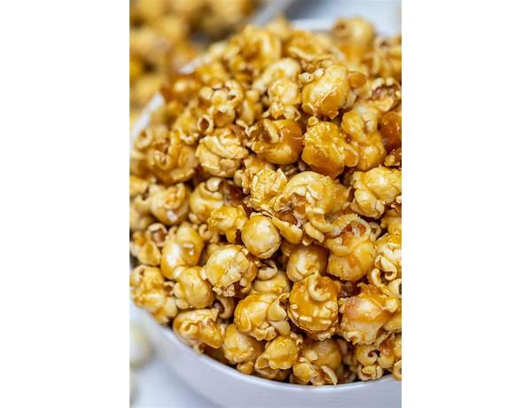 Caramel corn popcorn salt food facts