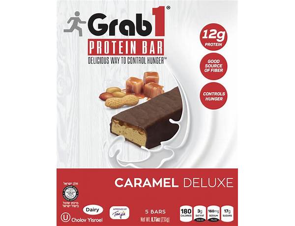 Caramel delux protein bar ingredients