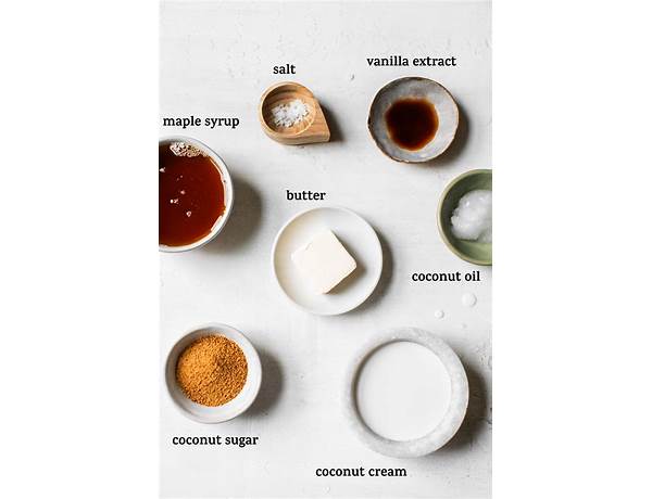 Caramel flavored sauce ingredients