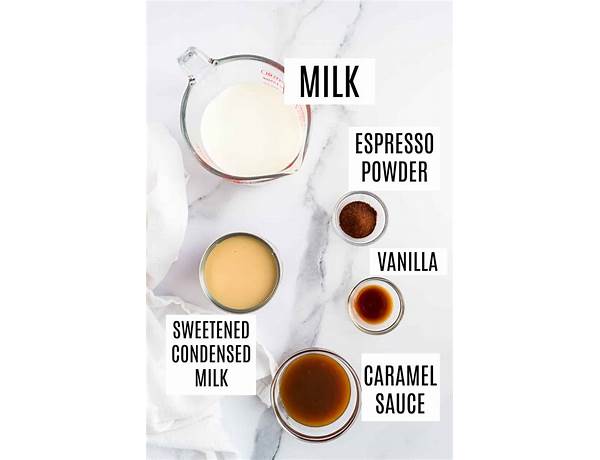 Caramel macchiato coffee creamer ingredients