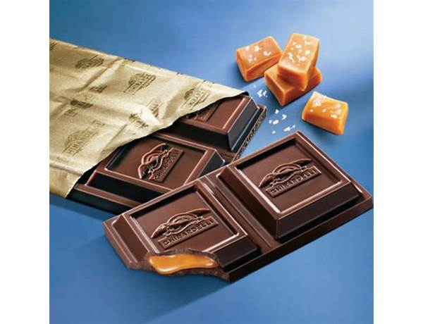 Caramel sea salt filled dark chocolate bar food facts