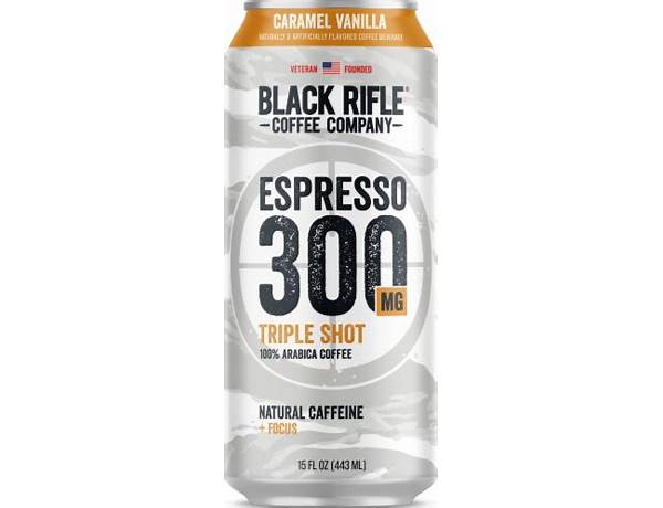 Caramel vanilla espresso 300 food facts