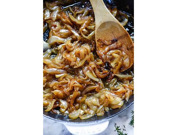 Caramelized onion w/ roasted garlic ingredients