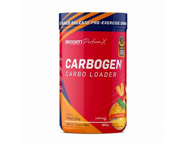 Carbogen carbo loader food facts