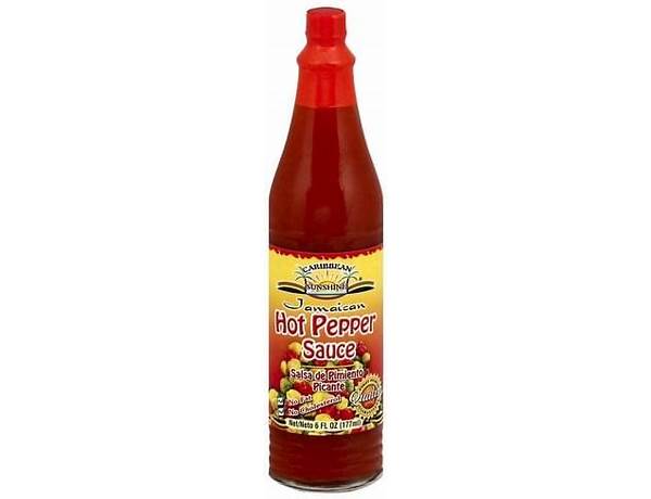 Caribbean sunshine hot pepper sauce food facts