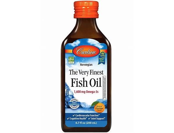 Carlson the very finest fish oil food facts