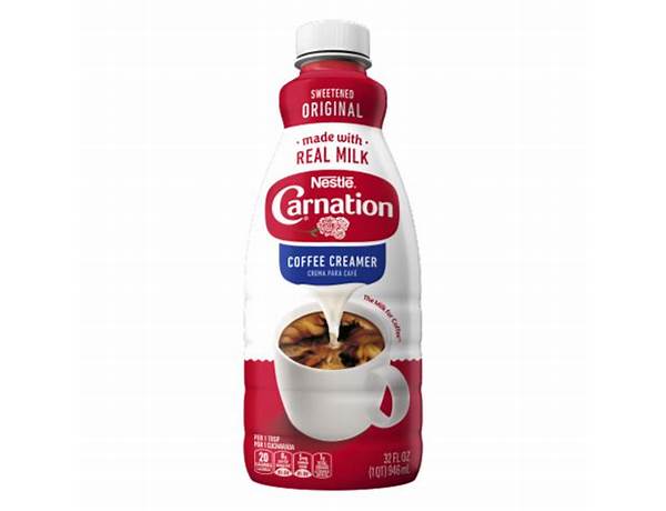 Carnation, coffee creamer food facts