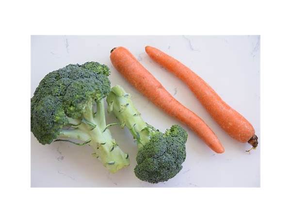 Carrot chips, broccoli & celery snack pack food facts