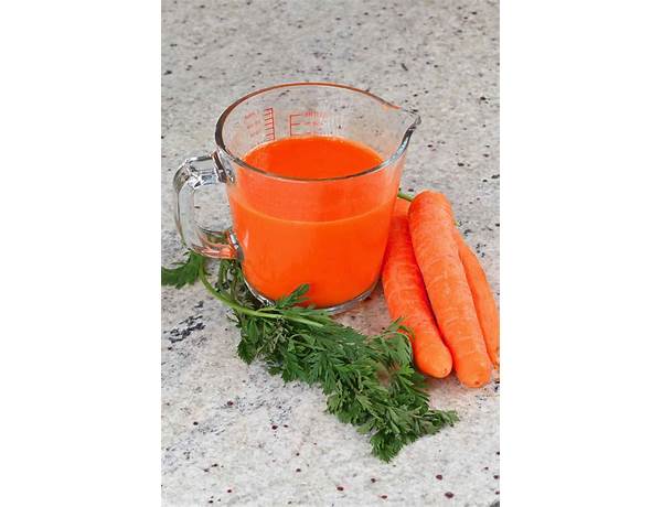 Carrot juice ingredients