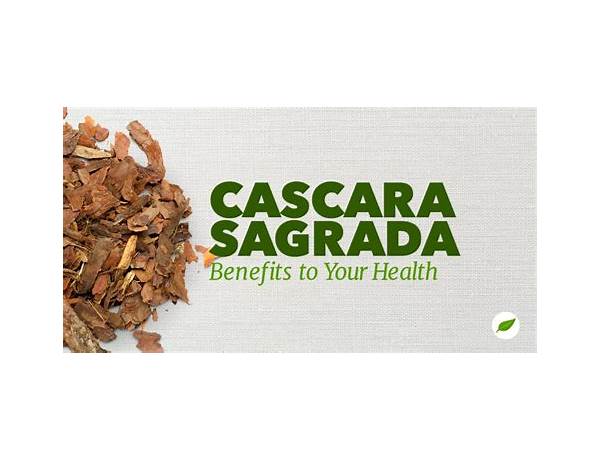 Cascara sagrada food facts