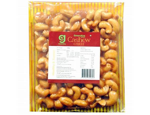 Cashew chikki food facts