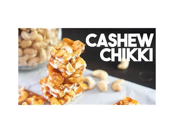 Cashew chikki ingredients