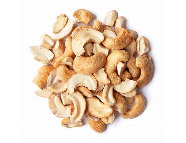 Cashews halves & pieces with sea salt, sea salt food facts