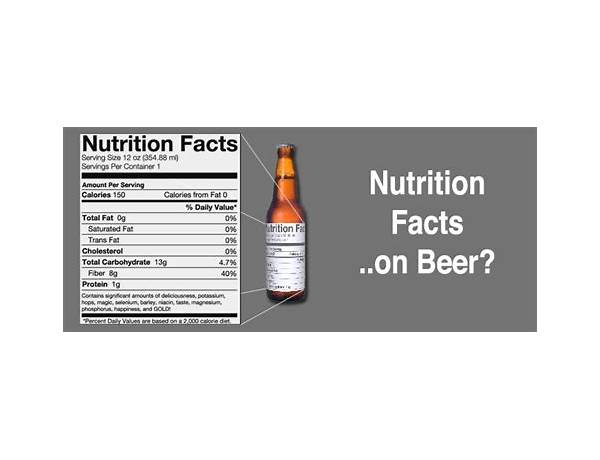 Cass beer nutrition facts
