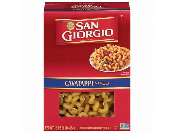 Cavatappio no. 53 food facts