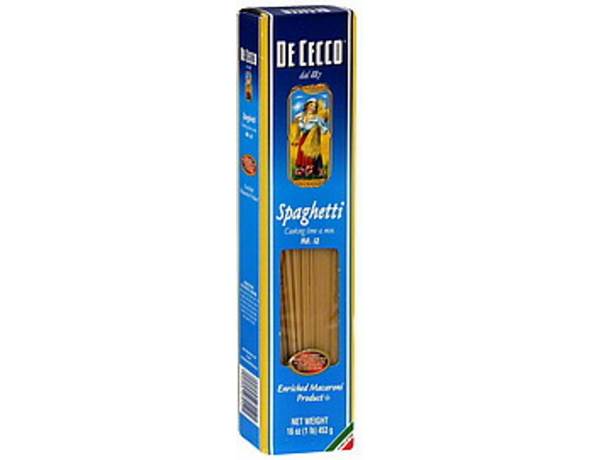 Ce cecco spaghetti no. 12 nutrition facts