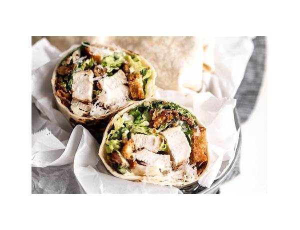 Ceasar chicken wrap food facts