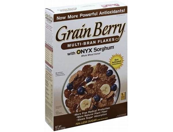 Cereal multi-bran flakes ingredients