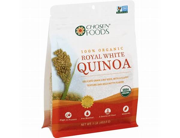 Cereausly quinoa royal white food facts