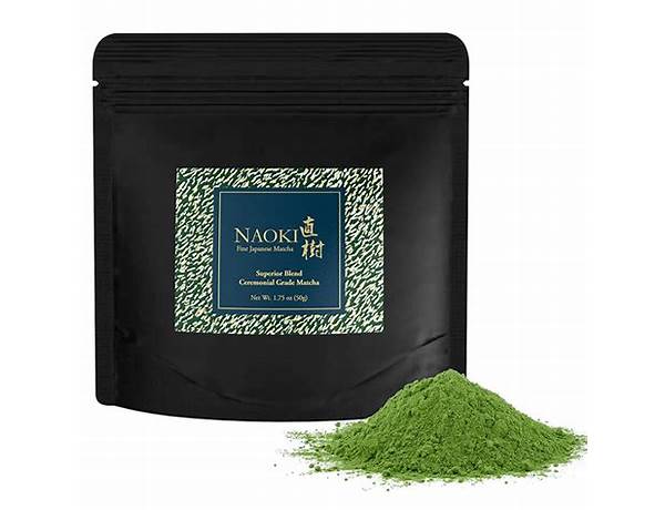 Ceremonial blend matcha food facts