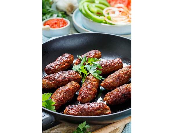 Cevapcici, rindfleisch ingredients