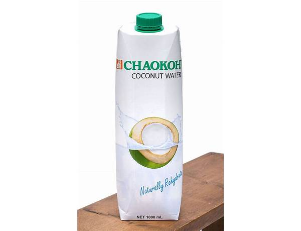 Chaokoh coconut water food facts