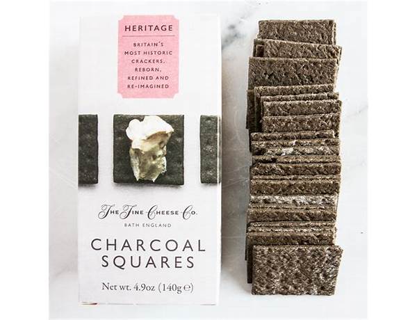 Charcoal squares ingredients