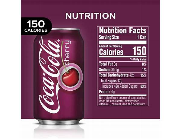 Cheery cherry lime soda food facts