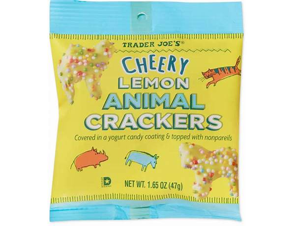 Cheery lemon animal crackers food facts