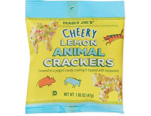 Cheery lemon animal crackers ingredients