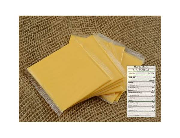 Cheese singles food facts