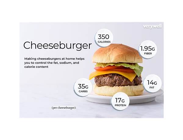 Cheese slider cheeseburger nutrition facts