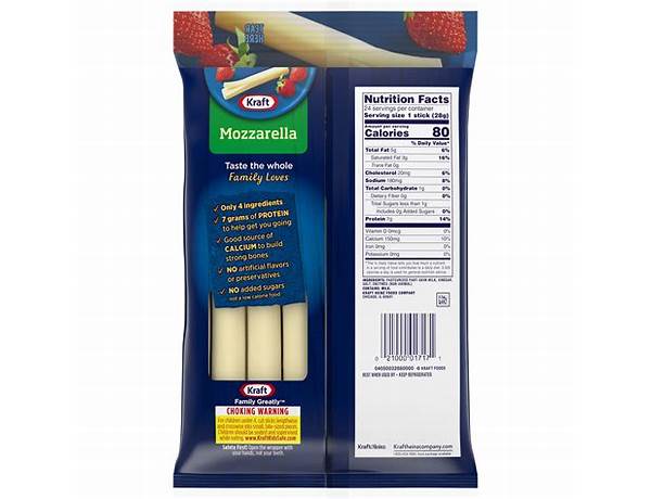 Cheese stick food facts