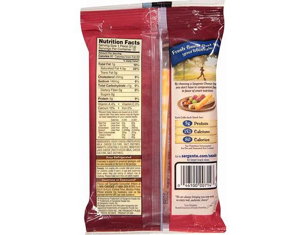 Cheese stick nutrition facts