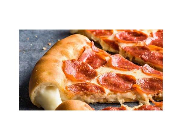 Cheese stuffed crust pizza food facts