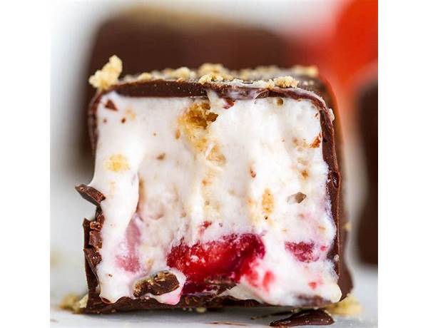 Cheesecake ice cream with cheesecake dough bites & a fresh strawberry swirl food facts