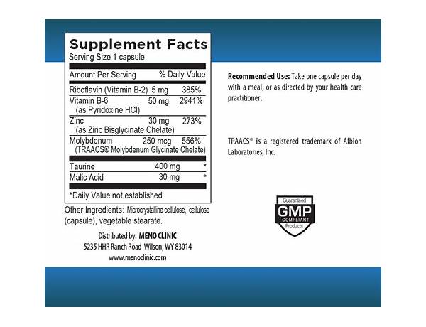 Chelated  zinc nutrition facts